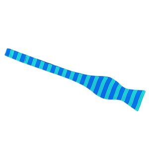 Ferrell Reed Bowtie Blue Green Stripe Adjustable Size NWOT